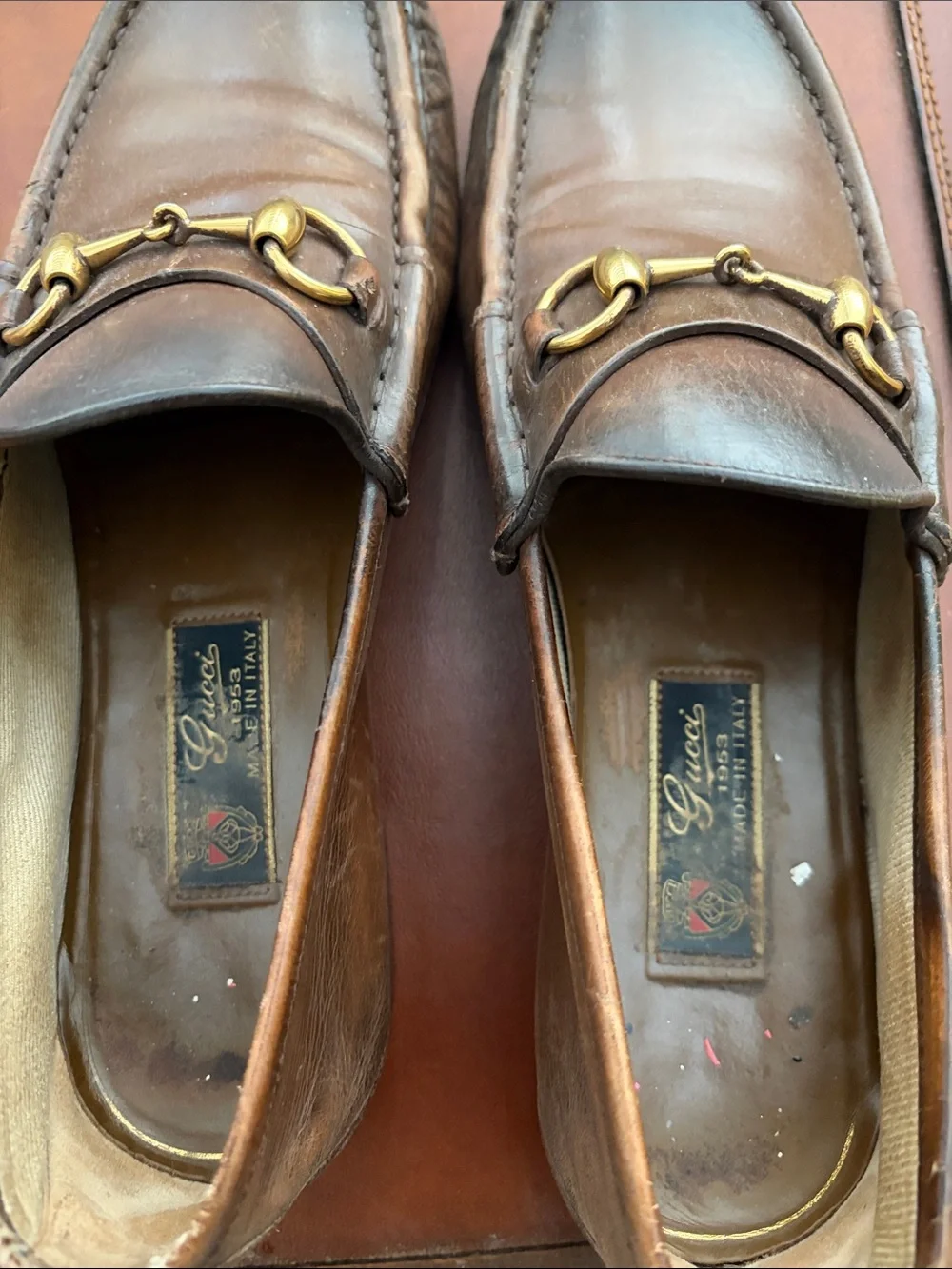 $1095 Gucci 1953 burnished loafer
